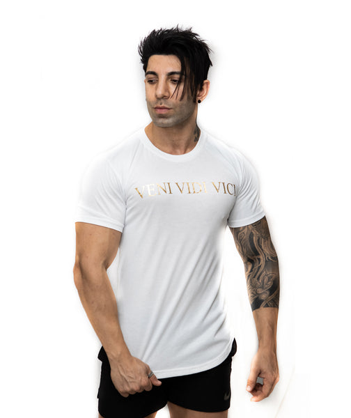 Veni Vidi Vici - White and Gold