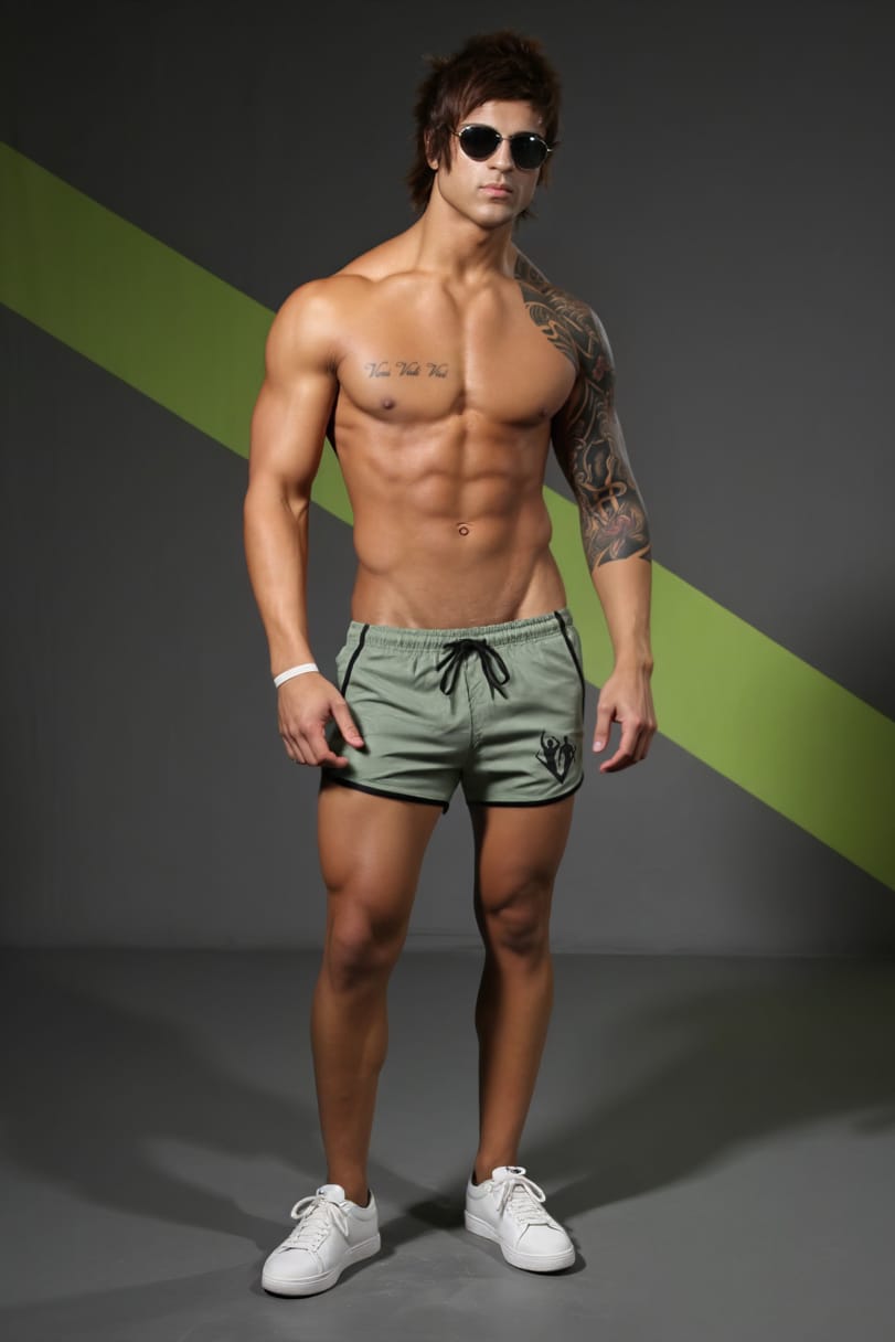 New Festival Shorts - Khaki