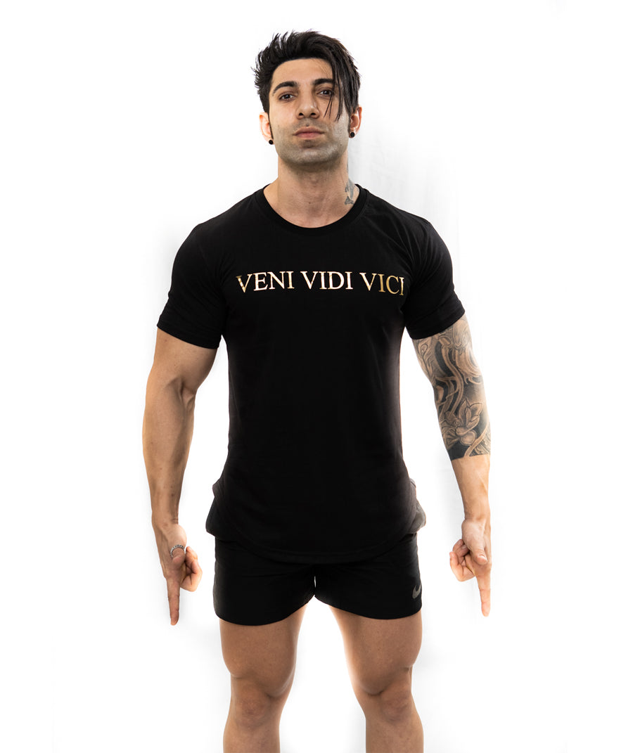 Veni Vidi Vici - Black and gold